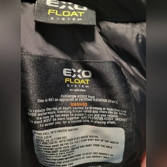 Ski-Doo Vasa Highpants Women's Dark Navy Size XL Snow Bib for Snowmobile - Picture 5 of 6